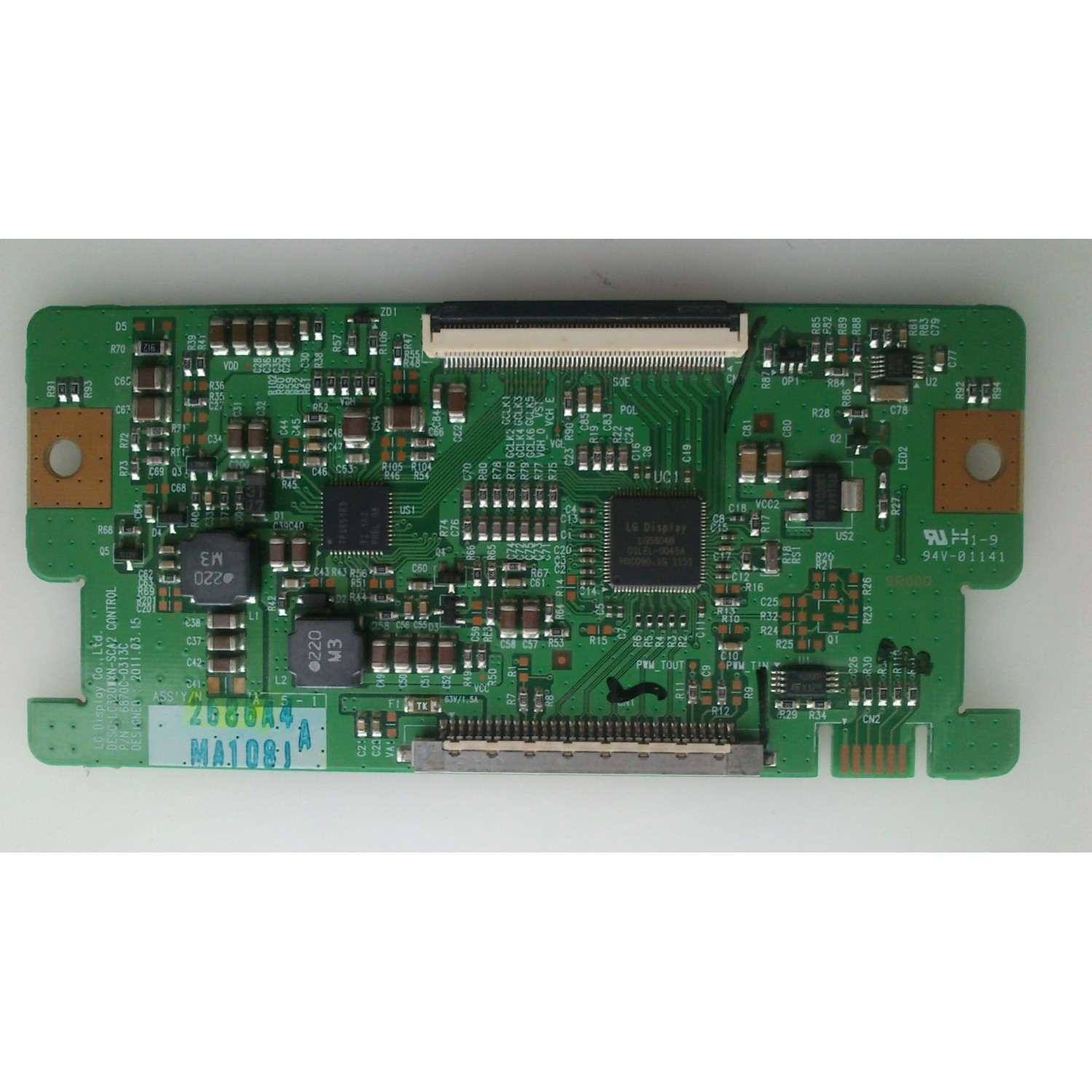 T-CON 2686A / LG 6871L-2686A / 6870C-313B / 6870C-313C / MODELO 32CS460-UC / NUMERO DE PANEL LC320WXN-SCA2  / 32LK330-UB CUSYLH / 32LK330-UH CUSYLH